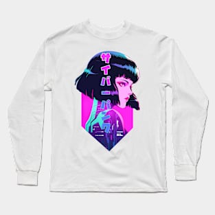 Cyberpunk Girl Long Sleeve T-Shirt